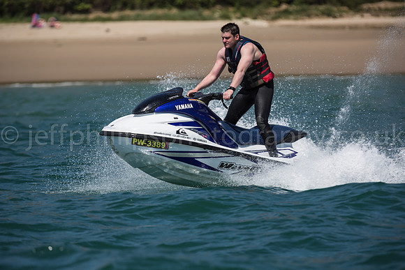 jet skis, abersoch, wales
