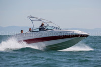 power boat, abersoch, wales