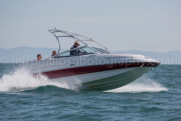 power boat, abersoch, wales