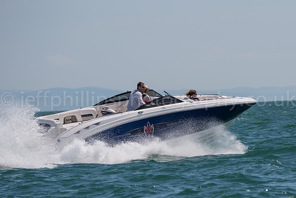 power boat, abersoch, wales