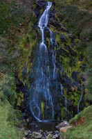 waterfall, headland, wale, porth ysgo