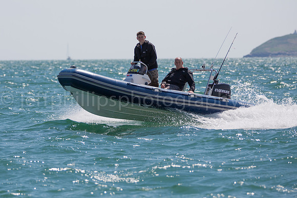 power boat, abersoch, wales