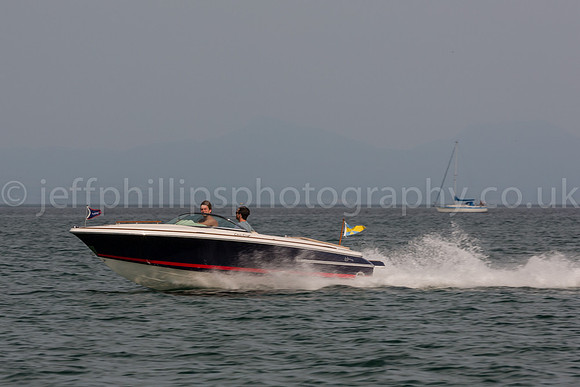 power boat, abersoch, wales