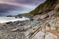 Rocks, beach, porth ysgo, Wales
